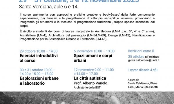 SEMINARIO TEMATICO  Senti-menti  Sensing bodies for sensitive cities